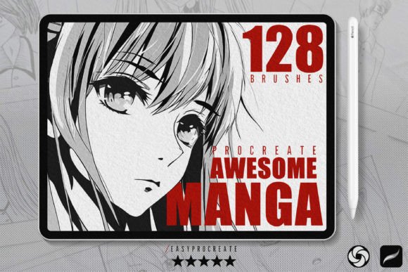 Awesome Manga Procreate Brushes: Your Toolkit for Digital Illustration