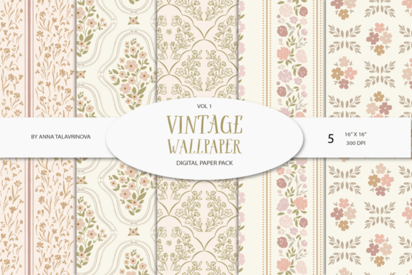 Embrace Timeless Charm with Vintage Seamless Pattern VOL1