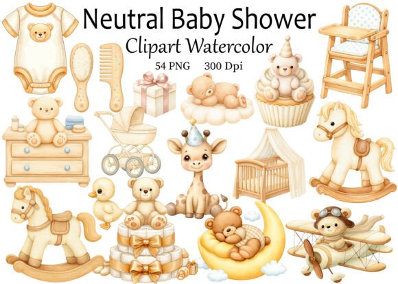 Neutral Baby Shower Clipart Watercolor: A Designer's Guide