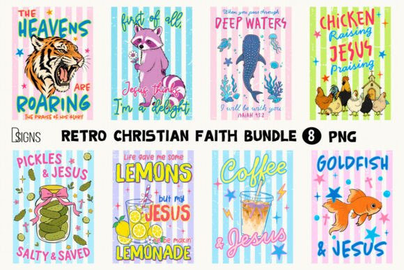 Retro Christian Faith Bundle: Fresh Designs for Ministry