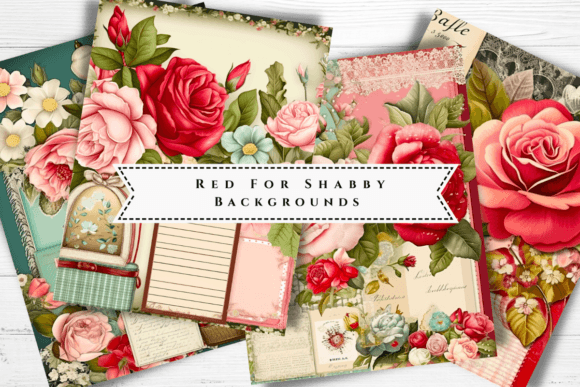 Shabby Chic Rose and Floral Backgrounds: A Designer's Guide