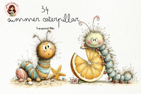Summer Caterpillar Clipart PNG: A Designer's Guide